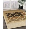 thumbnail image 3 of Ahgly Company Tapis d'Intérieur Lavable en Machine Carré Jaune Orange Transitionnel, 4 Pieds Carré, 3 of 7