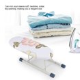 thumbnail image 3 of Planche à Repasser Pliable Gain de Place Mini Maison Voyage Manches Poignets Cols Table de Manipulation (Pivoine), 3 of 5