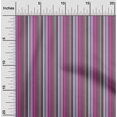 thumbnail image 2 of oneOone Velvet Fuschia Pink Fabric Stripes Sewing Material Print Fabric By The Yard 58 Inch Wide, 2 of 4