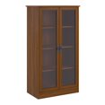 thumbnail image 4 of Quinton Bibliothèque Point avec portes en verre, Brown Oak, 4 of 6