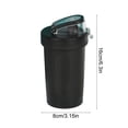 thumbnail image 2 of Ohufall 300ML Handheld Sports Water Tumbler - Protein Powder Shaker Cup With Scale & Stirrer, 2 of 3