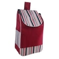 thumbnail image 3 of Almencla 1pcs Shopping bag Foldable Replacement storage Hand Spare Cart Waterproof Oxford red, 3 of 7