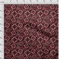 thumbnail image 4 of oneOone Cotton Cambric Red Fabric Abstract Sewing Craft Projects Fabric Prints By Yard 56 Inch Wide, 4 of 4