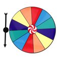 thumbnail image 4 of CIMAXIC Party Blank Lottery Wheel Desktop Prize Turntable Prize Wheel Desktop Blank Diy Raffle Rotating Wheel Lucky Board Game Supply Party Prop,7.87"X7.87"X0.39", 4 of 5