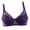 purple, variant on Push Up Bra for Women Demi Cup Padded Underwire Supportive Add Size Bras Lace Everyday Comfort Padded Up Embroidery Lace Bra 32-40B
