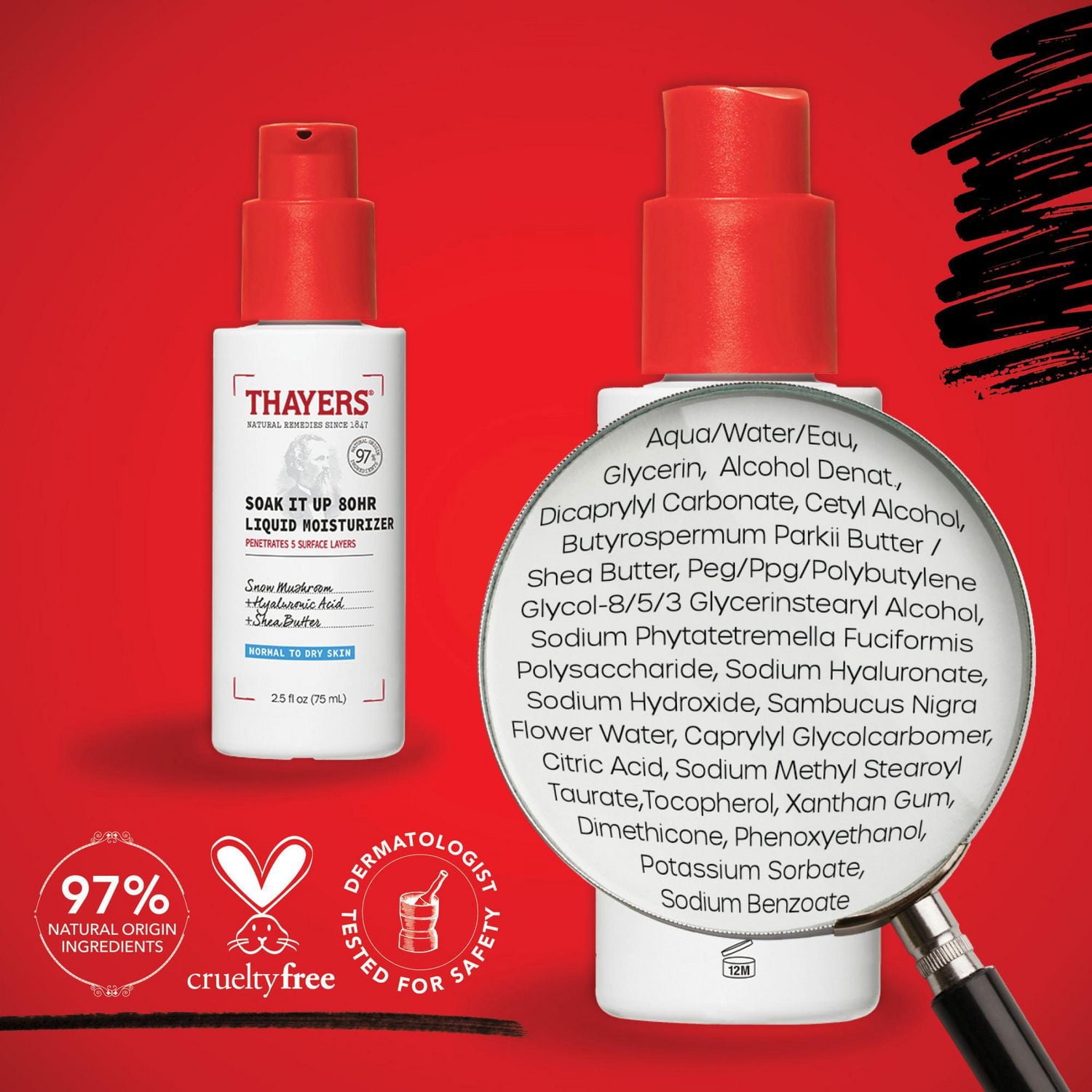 Soak It Up 80HR Créme hydratant pour le visage avec l'acide hyaluronique, pour les peaux normales à sèches