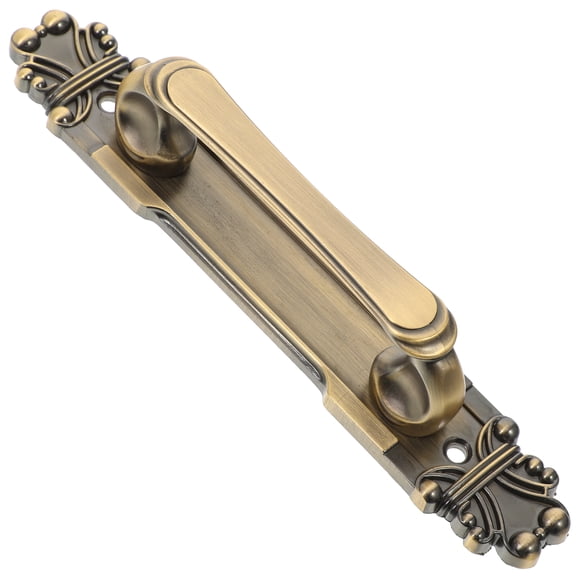 SHISUYAN Antique Barn Door Handle Vintage Sliding Front Door Entry Handle Rustic European Metal Brass Pull Gates Closet Garages Sheds Cabinet Hardware Drawer Cupboard Farmhouse Accessories