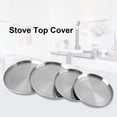 thumbnail image 1 of Ejoyous 4Pcs/Set Stainless Steel Kitchen Stove Top Burner Covers Cooker Protection , Stove Cover, Stove Top Cover, 1 of 7