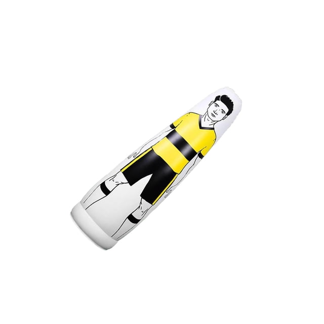 Decodeary Inflatable Football Training Dummy for Defender Wall Durable Boxing Punching Bag yellow 175cm yellow 175cm