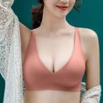 thumbnail image 2 of Kcodviy Women Comfortable Traceless Sports Women Bras Plus Size Front Hook Solid Color Sleeping Bra Sports Bra Pack Sports Bras for Women Pack Woman's Bras Workout Sports Bras for Women, 2 of 3