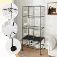 thumbnail image 2 of Eastvita 69-Inch Extra-Large Bird Cage with Stand/Feeding Accessories/Suitable for Parrots/Conures/Macaws/Cockatoos/Parakeets, 2 of 6