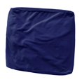 thumbnail image 2 of veasfak Housse de Pouf Carrée en Velours Extensible, Fond Élastique, Lavable, Marine, 2 of 9