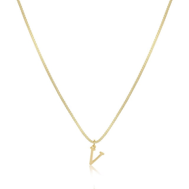 RXIRUCGD Add A Of To Your Everyday Look With This Initial Necklace Initial Dainty Necklace For Women