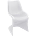 thumbnail image 1 of Siesta ISP048-WHI Chaise de Salle à Manger Bloom Blanche - Ensemble de 2, 1 of 16