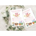thumbnail image 4 of Darling Souvenir White Birthday Invitation Card Printable Elegant Fill or Write In Blank Party Invites 28 Pcs 5 x 7 Inches, 4 of 5