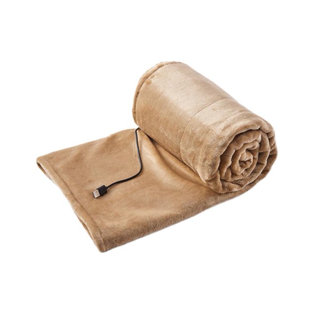MUMQAQ Cordless Electric Heated Blanket, USB Heated Blanket Portable Electric Throw, Rechargeable Cordless Heat-ed for Home, Office, Car, Camping, Travel, Soft Warming Throw Blankets