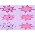 thumbnail image 1 of Ahgly Tapis Rectangulaire Lavable en Machine Orchidée Violet, 6 Pieds x 9 Pieds, 1 of 7