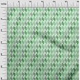 thumbnail image 3 of oneOone Cotton Poplin Green Fabric Geometric Craft Projects Decor Fabric Printed By The Yard 42 Inch Wide, 3 of 5