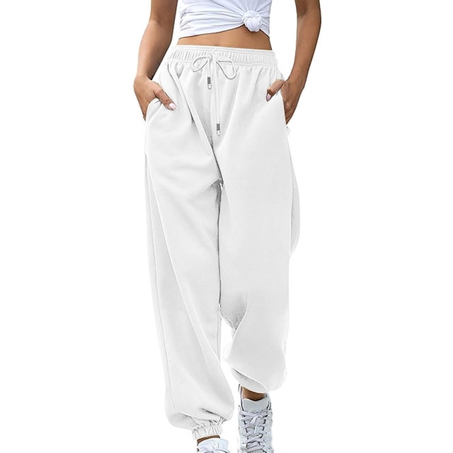 Birdeem Pantalon Long Droit Décontracté Mode Femme Taille Élastique
