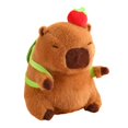 thumbnail image 4 of HILABEE Capybara Toy Cute Capybara Stuffed Animal 30cm Comfortable Kids Room Decor turtle dark brown, 4 of 9