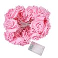 thumbnail image 1 of Cheapark LED Rose Flower String Lights 20 Warm White Lights Valentines Day Decoration USB Powered For Bedroom Party, 1 of 5