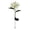 Blanc, variante sur Danhjin Lampe Montée au Sol Solar Lampe Épiphyllum Décoration de Cour Extérieure Insertion au Sol Lampe DEL Outils de Jardinage