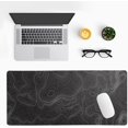 thumbnail image 4 of Topographic Contour Extended Mouse Pad 31.5x11.8 Inch Large Long Extended Pads Big Mousepad Extended Large Non-Slip Rubber Base Waterproof Big Keyboard Mat with Stitched Edges for Gaming and Office, 4 of 5