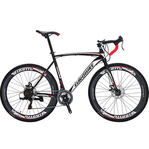 Road Vélo,54cm Cadre de vélo de route pour hommes,21 Vitesse des freins à double disque 700C Vélo pour hommes