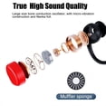 thumbnail image 4 of fastboy Experience True Freedom Bone Conduction Headphones For Active Lifestyles orange white, 4 of 6