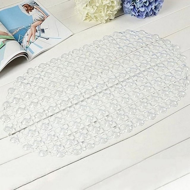 New Bathroom Tub Non-Slip Bath Floor Bubble Shower Tub Mat Plastic Rubber PVC