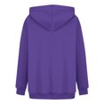 thumbnail image 4 of Penkiiy Mode Décontractée pour Femmes Impression de la Saint-Valentin Hauts à Manches Longues Sweat à Capuche 2TG Bleu Foncé, 4 of 5