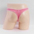 thumbnail image 3 of EOYWHK String pour Homme sous-Vêtements Rafraîchissant en Soie Glacée Bikini sous-Vêtements Boucle Ajustable Super Doux T-Back Caleçons Courts U-Bump Extensible Bas de Maillot de Bain, 3 of 4