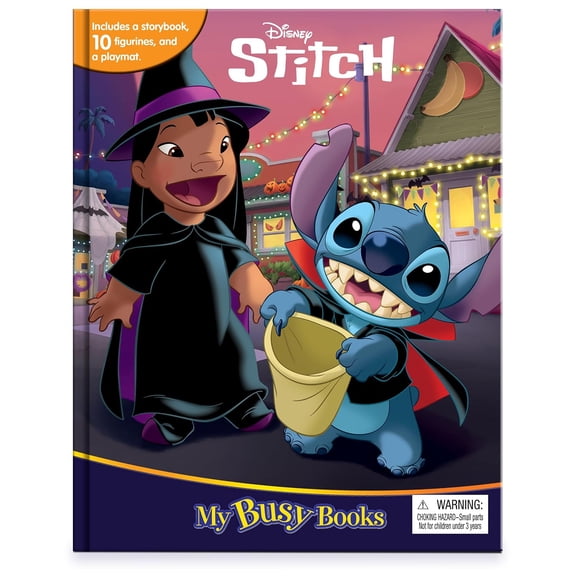 Seasonal : Disney Stitch Halloween My Busy Books By Phidal Publishing Inc.