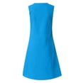 thumbnail image 4 of SMihono Robes Bohèmes d'Été pour Femmes Grande Taille Mode d'Été Sans Manches à Col en V Robe Pull, 4 of 6