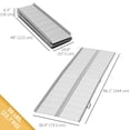 thumbnail image 3 of Portable Portable Wheelchair Ramp for Home, Threshold Handicap Ramp 8', 3 of 10