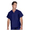 thumbnail image 1 of Landau Essentials Haut de Sarrau à Encolure en V : 1 Poche, Réversible, Unisexe, Coupe Classique Décontractée Sarraus Médicaux 7502, 1 of 1