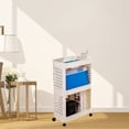 thumbnail image 2 of Bibliothèque Mobile avec Roues Flexible Améliore l'Espace Durabilité Chariot de Rangement Roulant pour Bureau 3 Couches, 2 of 12
