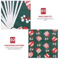thumbnail image 3 of KAKOWELY 10PCS Xmas Ribbon Drawstring Bag Practical Xmas Candy Gift Bag Small Gift Pouch,9.06"X5.91"X0.02", 3 of 4