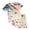 Beige, variant on BOBOGOJP Kids Boys American Flag Shirts 4th of July T-Shirt Toddler Girls Cotton Patriotic Tops Tee Independence Clothes (Beige,3-4 Years)