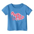 thumbnail image 3 of TZEWGL Tees For Child Round Neck Loose Short Sleeve Graphic Print Blouse For Newborns size 3-4T, 3 of 3