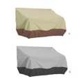 thumbnail image 3 of kurtrusly Waterproof Chair Cover Furniture Dustproof Foldable Covers Bench Adjustable Drawstring Protector Organizer Outdoor Lawn Beige + coffee, 3 of 6