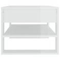 thumbnail image 2 of vidaXL Coffee Table High Gloss White 102x55x45 cm Engineered Wood, 2 of 4