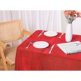 thumbnail image 5 of Unique Bargains Rectangle Tablecloth 160x320cm Velvet Washable for Wedding Banquet Red, 5 of 5