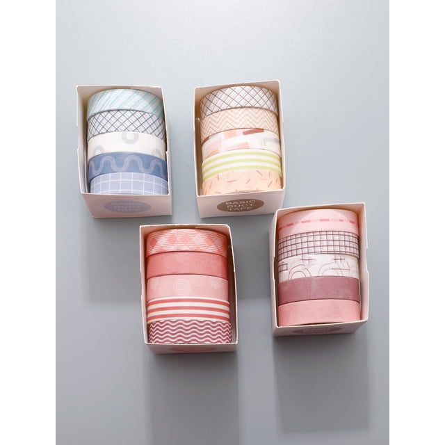 5pcs Mixed Pattern Washi Tape