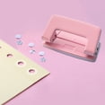 thumbnail image 4 of Fwttom Hole Puncher, Mini Small Hole Punch 8 Sheet Paper Punch Capacity Multi-Hole Punch Compact & Portable Size Suitable for Office Use Or Gifts for Students, 4 of 6
