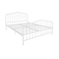 thumbnail image 2 of Novogratz Bushwick Metal Bed, Queen, White, 2 of 9