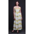 thumbnail image 3 of Bimba Robe Longue Maxi d'Été pour la Plage à Bretelles Spaghetti Ajustables Imprimée Teinture sur Nœuds-Petit, 3 of 6