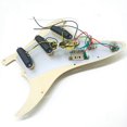 thumbnail image 3 of 3X Guitare Électrique Pickguard Pickups Pré-Câblée Assemblage de Plaque SSS Jaune, 3 of 8