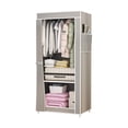 thumbnail image 1 of Feltree Easy Assembly Fabric Closet Organizer for Bedroom Storage, Multifunctional Wardrobe with Shelves and Drawers, Waterproof and Space Saving Design, 1 of 7