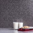 thumbnail image 3 of FASÄDE Hammered Decorative Vinyl 18in x 24in Backsplash Panel in Galvanized Steel (5 Pack), 3 of 5